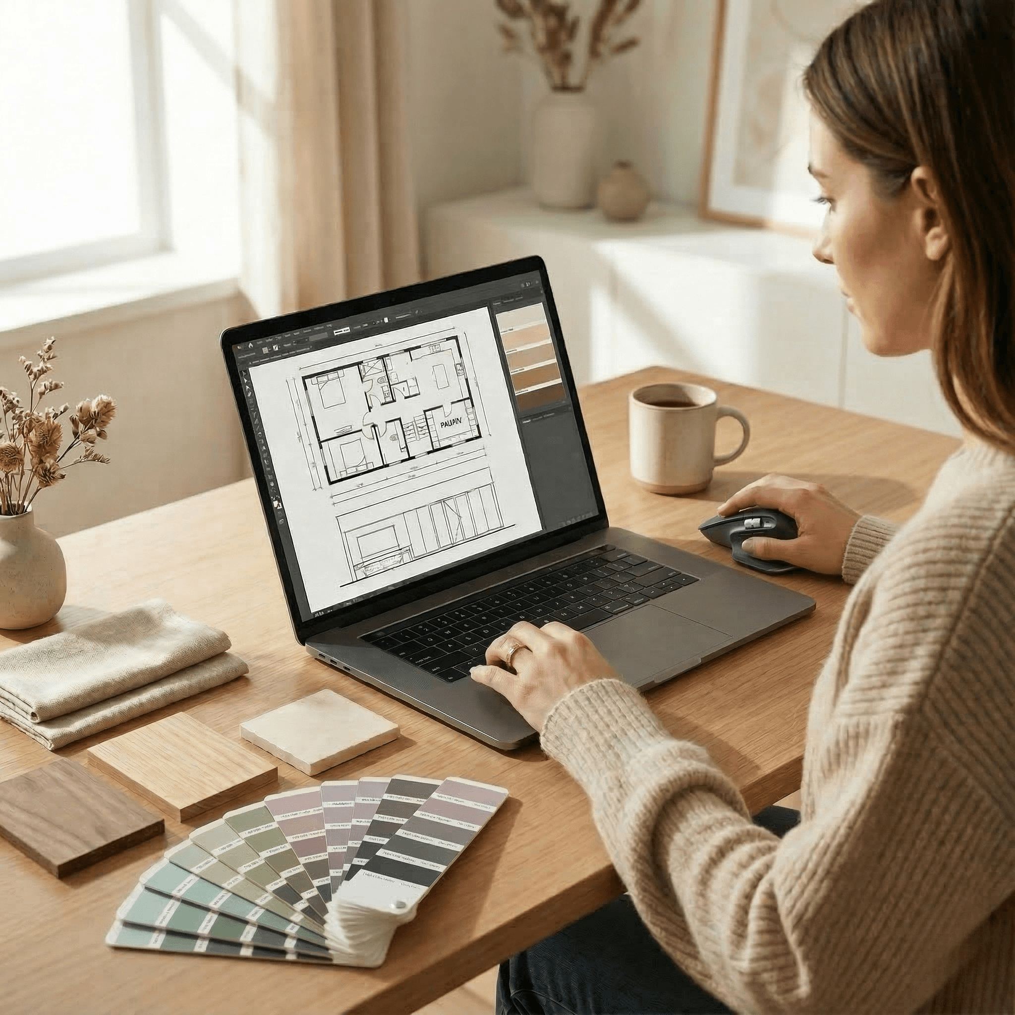 Designer working