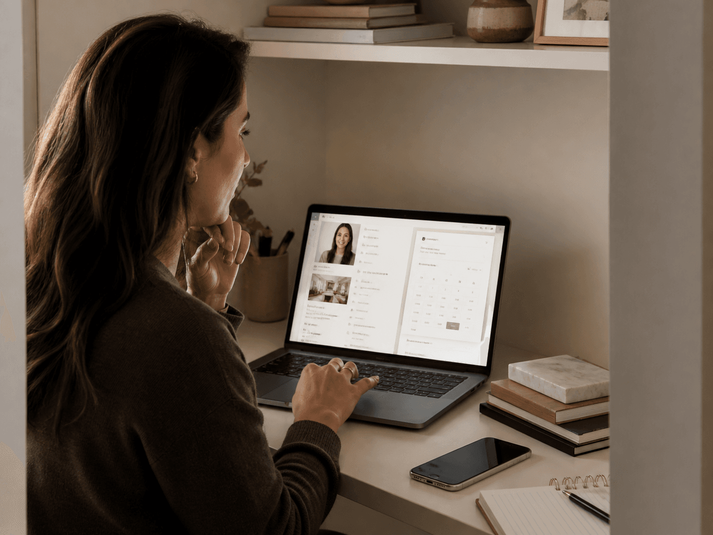 Review your matches and connect.