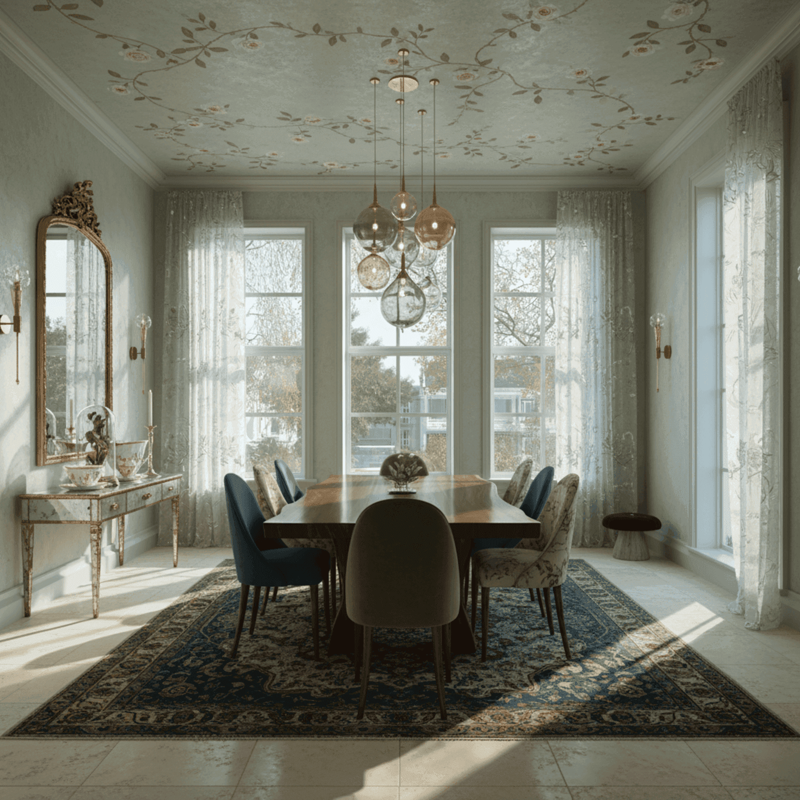 Dining room after styling