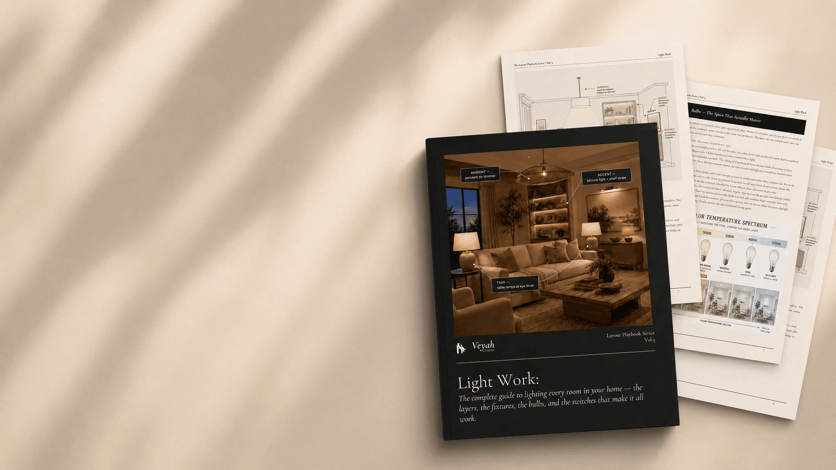 Layout playbook book mockup