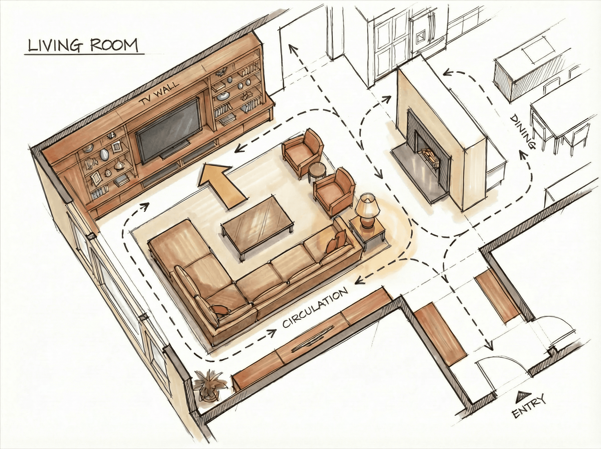 Layout playbook sketch diagram