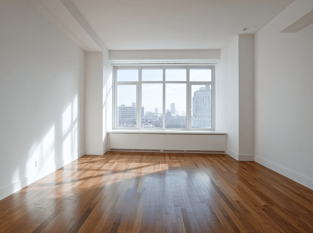 Empty living room ready for editing