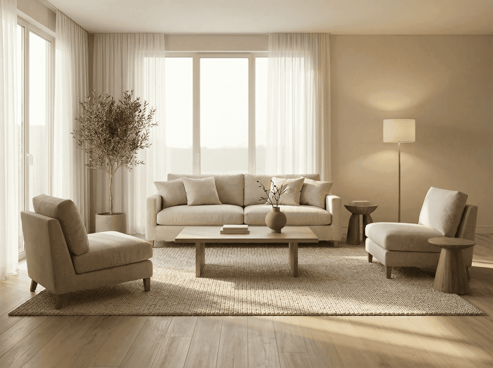 Room before AI edit