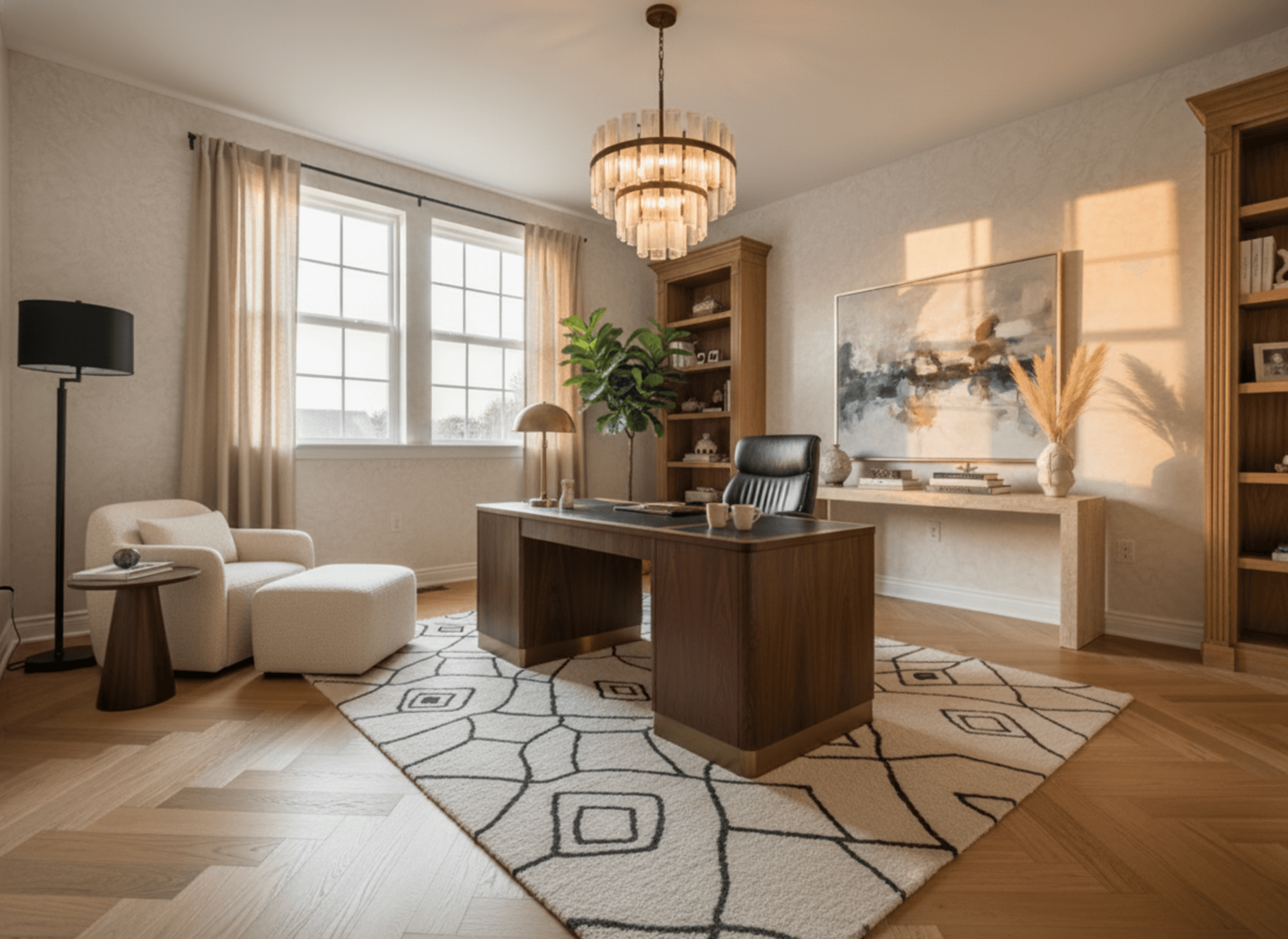 Organic Modern home office
